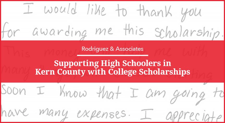 Supporting High Schoolers in Kern County with College Scholarships