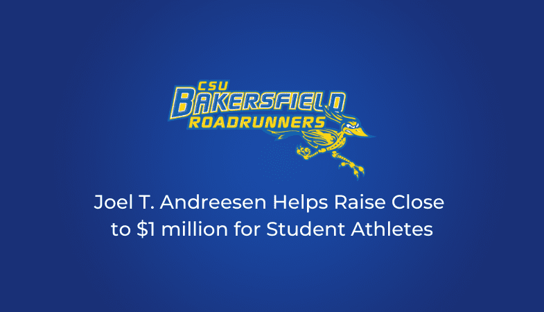 Joel T. Andreesen Helps Raise Close to $1 million for Student Athletes