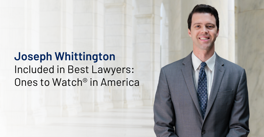 joseph whittington included in best lawyers ones to watch in america