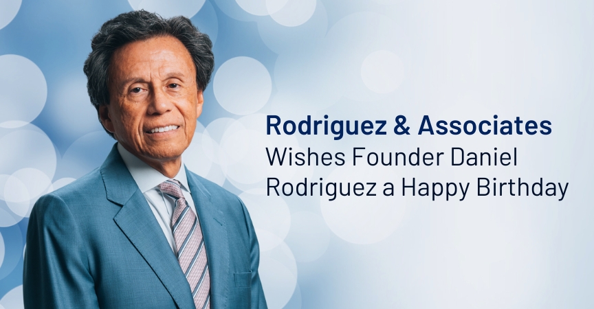 Rodriguez and associates wishes daniel rodriguez a happy birthday