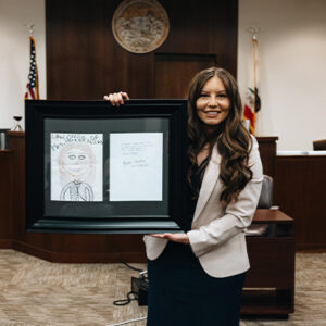 Rodriguez And Associates Alexis Paredez Swearing In Drawn Picture